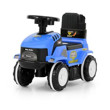 detske odrazadlo Traktor so zvukom – modre, hracky pre deti, nase hrackarstvo